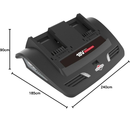 Chargeur double batterie 18V Briggs et Stratton / Murray