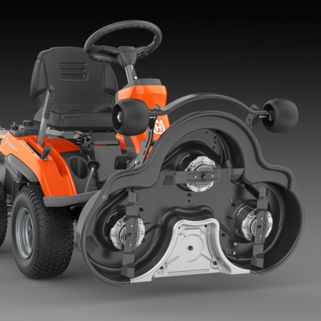 Tondeuse autoportée coupe frontale à batterie Husqvarna R200iX AWD