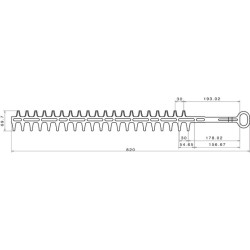 Lame taille haies Stihl 60 cm