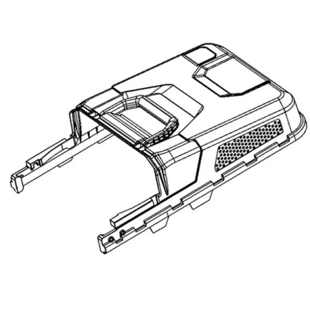 Partie supérieure bac de tondeuse à batterie EGO 2826309001