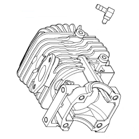 Cylindre piston complet tronçonneuse Husqvarna