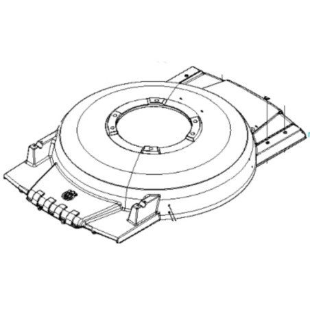 Carter tondeuse à batterie Husqvarna LB448i