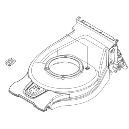 Carter tondeuse à batterie Husqvarna LC137i