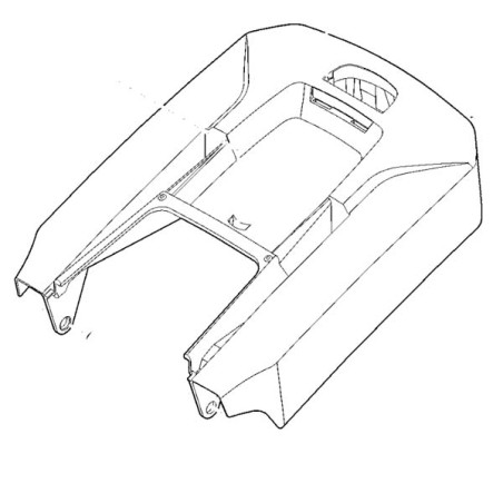 Bac supérieur tondeuse à batterie Stihl RMA235 / Viking MA235