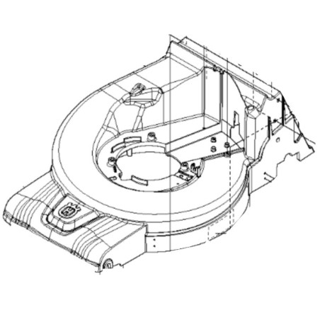 Chassis tondeuse Husqvarna LC451 / LC551