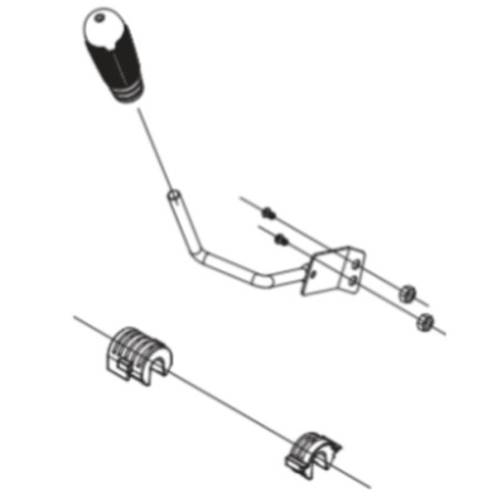 Réglage de la hauteur de coupe tondeuse à batterie Husqvarna LC137 / LC142