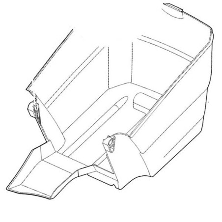 Bac inférieur tondeuse à batterie Stihl RMA235 / Viking MA235