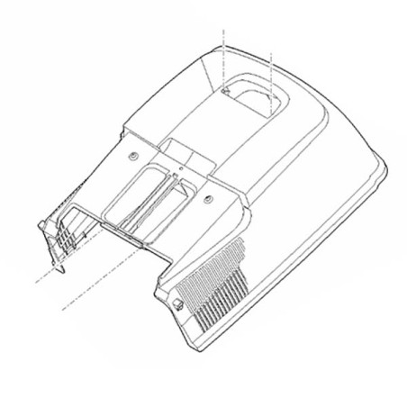 Bac ramassage supérieur tondeuse à batterie Stihl RMA248