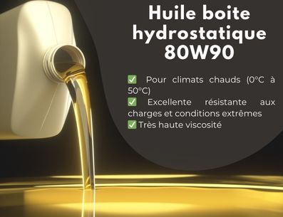 Huile boîte hydrostatique 80W90